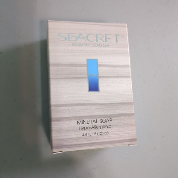 Seacret Hypo-Allergenic Mineral Soap Bar - 4.4 FL OZ, 125gr - Brand New - Picture 1 of 4